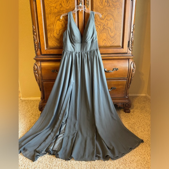 JJ’s House Steel Gray formal dress - Picture 2 of 8